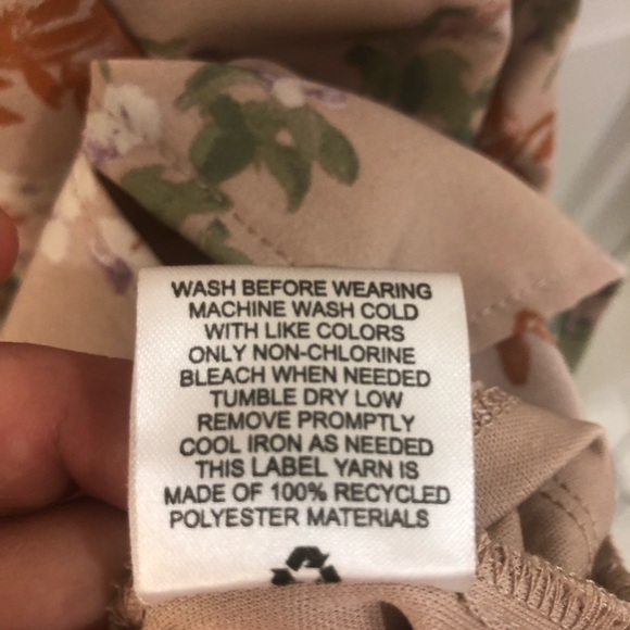 Pink Republic Pink Floral Dress with Puff Cap Sleeves - Picture 10 of 15